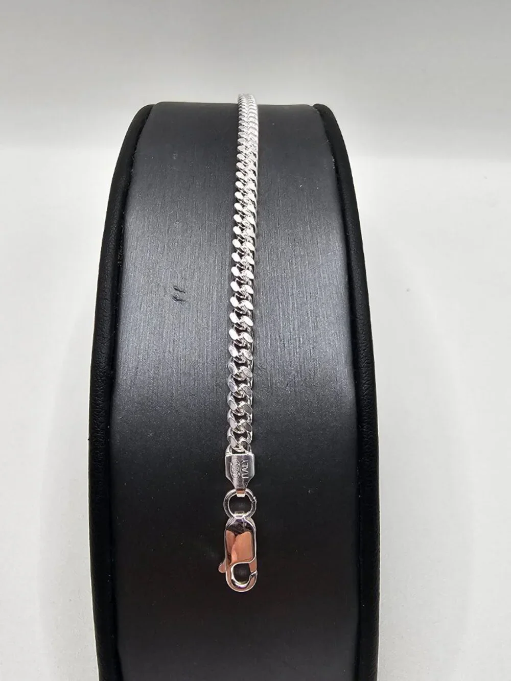 Sterling Silver 925 High Polished Miami Cuban Bracelet 3.7mm 8 inches